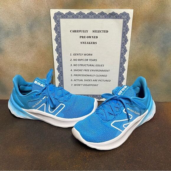 New Balance Fresh Foam Roav V2 WROAVJS2 Blue Women's Sneakers Size 6B - Picture 2 of 16